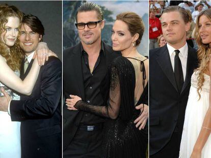 Nicole Kidman, Tom Cruise, Brad Pitt, Angelina Jolie, Leonardo DiCaprio y Gisele Bündchen.