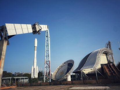 Recinto de la Expo 92 de Sevilla, sede de la Agencia Espacial Española.