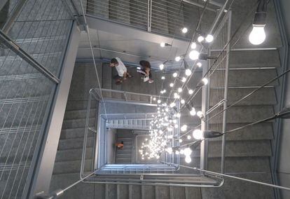Escaleras del Whitney Museum of American Art, en Nueva York.