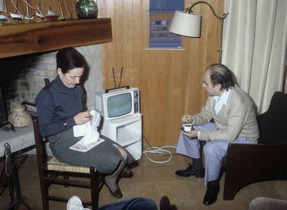 El expresidente catalán Jordi Pujol y su esposa, Marta Ferrusola, en 1980. 