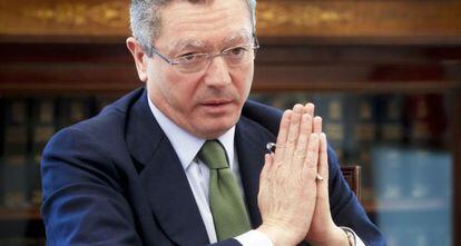 El ministro de Justicia, Alberto Ruiz-Gallardón.