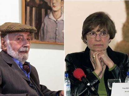 Josep Palau i Fabre y Rosa Maria Malet.