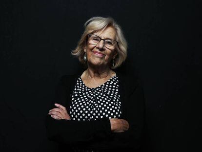 Manuela Carmena, en su despacho oficial.