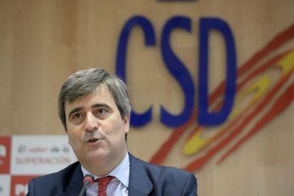 Miguel Cardenal, presidente del CSD.