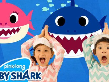 Imagen promocional del video Baby Shark.