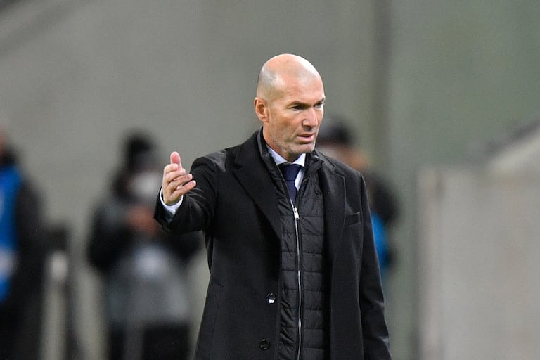 Zinedine Zidane, el miércoles en Mönchengladbach.