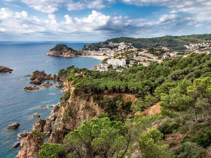 Una vista de Tossa de Mar.