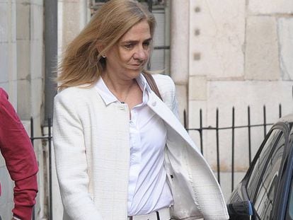 Cristina de Borbón, hoy en Ginebra.