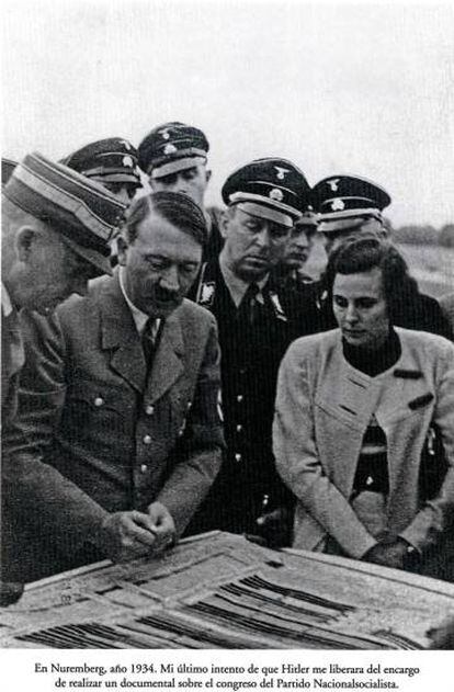 La verdadera Leni Riefenstahl, con Hitler.