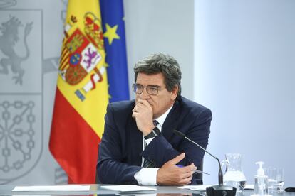 El ministro de Inclusión, Seguridad Social y Migraciones, José Luis Escrivá, el pasado 27 de mayo de 2021, en Madrid.