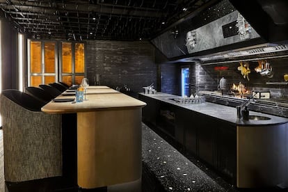 Smoked Room, el reservado en el restaurante Leña de Madrid.