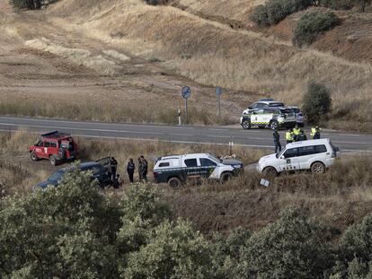 La zona en la que el matrimonio de Puebla de Almenara perdío la vida como consecuencia de una riada en el término de Saelices ( Cuenca).