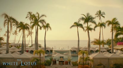 'The White Lotus' takes the viewer to a beachside hotel complex surrounded by pools that is actually the Four Seasons of Maui redecorated for the occasion.