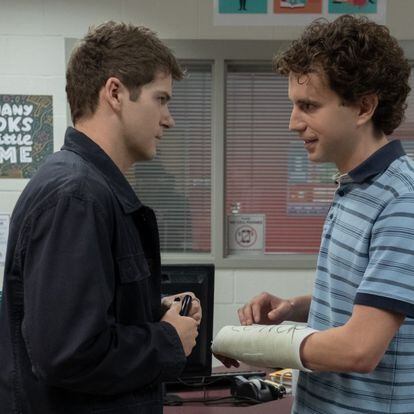 Ben Platt y Colton Ryan, en 'Querido Evan Hansen'.