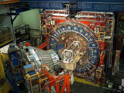 Uno de los detectores del acelerador Tevatron, en erl laboratorio Fermilab (Chicago).