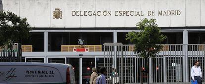 Oficinas de la Agencia Tributaria en una delegación de Hacienda, en Madrid.