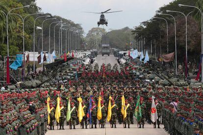 Acto de salutación de fin de año de la Fuerza Armada Nacional Bolivariana, el 28 de diciembre de 2016