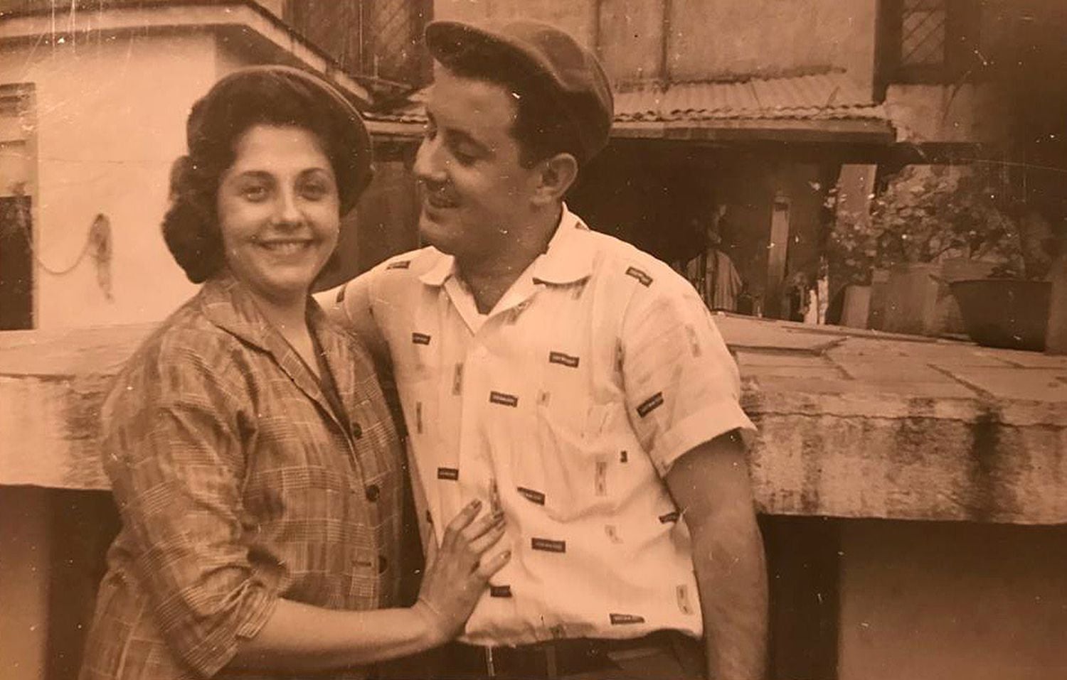 Inés Llanos y José Martínez, en una imagen cedida por la familia.