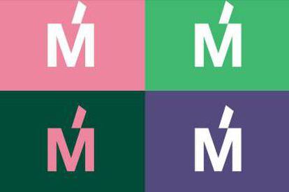 Otros de los colores corporativos de Más Madrid.