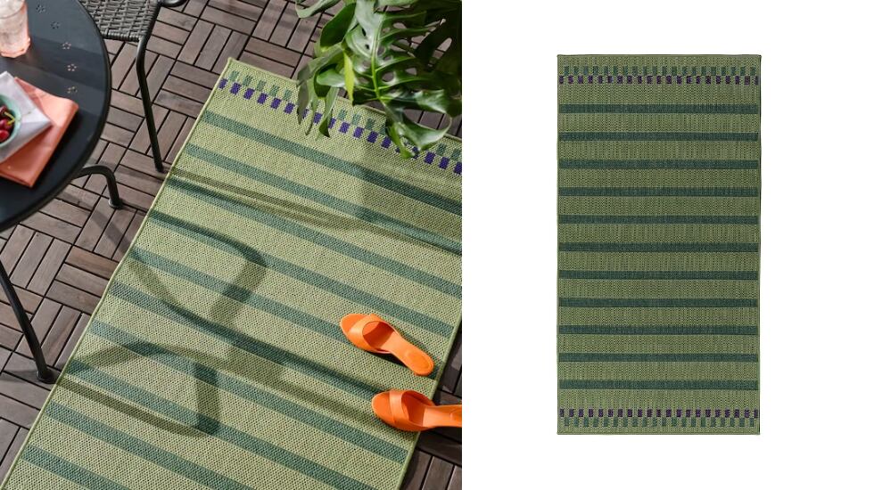 Textiles Ikea para terraza y jardín.