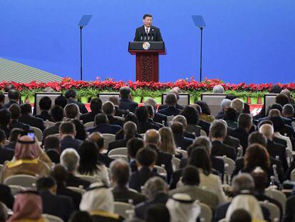 Xi Jinping, en la ceremonia de inauguración del foro.