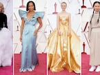 Laura Dern, Regina King, Carey Mulligan y Chloe Zhao en los premios Oscar de 2021.