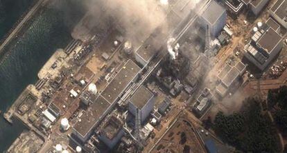Imagen de la planta de Fukushima ayer