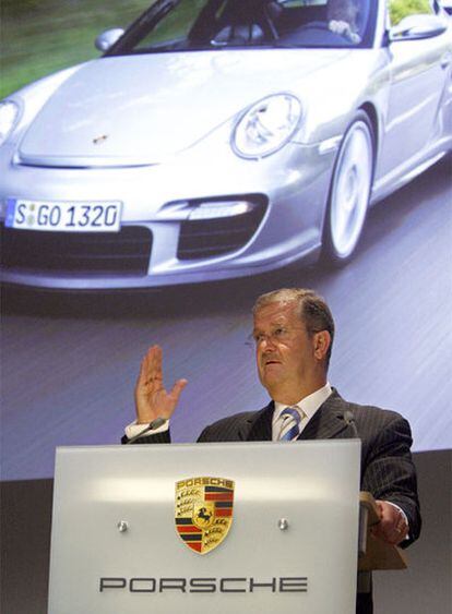 Wendelin Wiedeking, presidente del consejo de administración de Porsche.