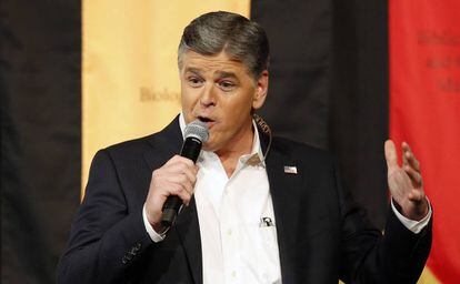 El presentador de Fox News Sean Hannity, en marzo