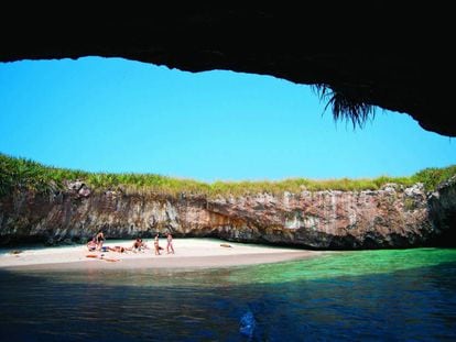 La Playa del Amor en el Pacífico mexicano.