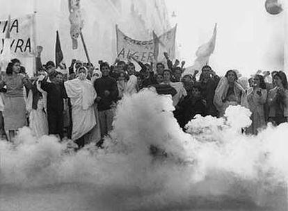 Fotograma del largometraje <i>La batalla de Argel. </i>(1965).