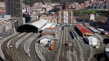 Imagen de la estación de Abando en Bilbao (archivo).