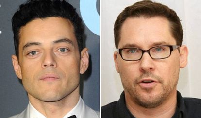 Rami Malek (izquierda) y Bryan Singer (derecha). 