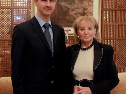 Bashar el Asad con Barbara Walters.