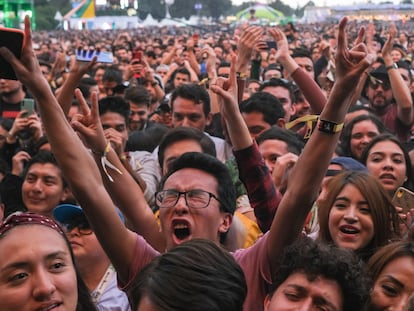 El público durante la décima edición del fesitval Corona Capital, en Ciudad de México, el 17 de noviembre de 2019.