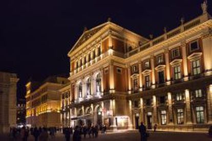 El Musikverein de Viena, donde se celebra el gran concierto de Año Nuevo.