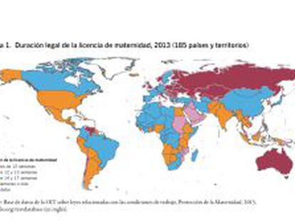 Cuántos días de permiso de maternidad hay en cada país