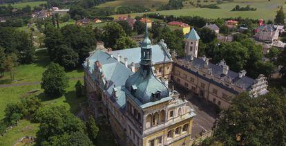 Exterior del castillo de Stružná (República Checa).