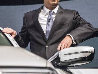 Harald Krüger, presidente del BMW, durante la presentación de resultados de la compañía.