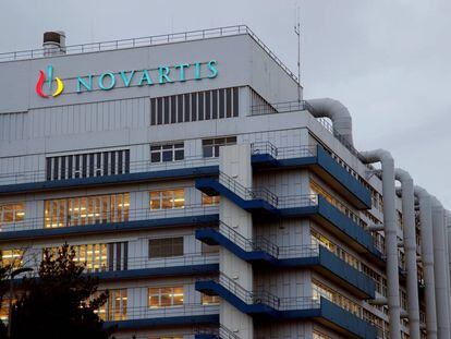 Sede de la farmacéutica Novartis, en Schweizerhalle, cerca de Basel (Suiza).
