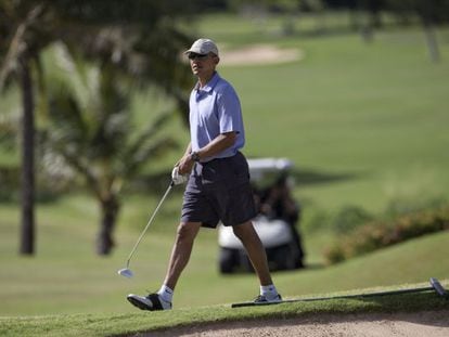 Barack Obama, en Honolulu, el 24 de diciembre.