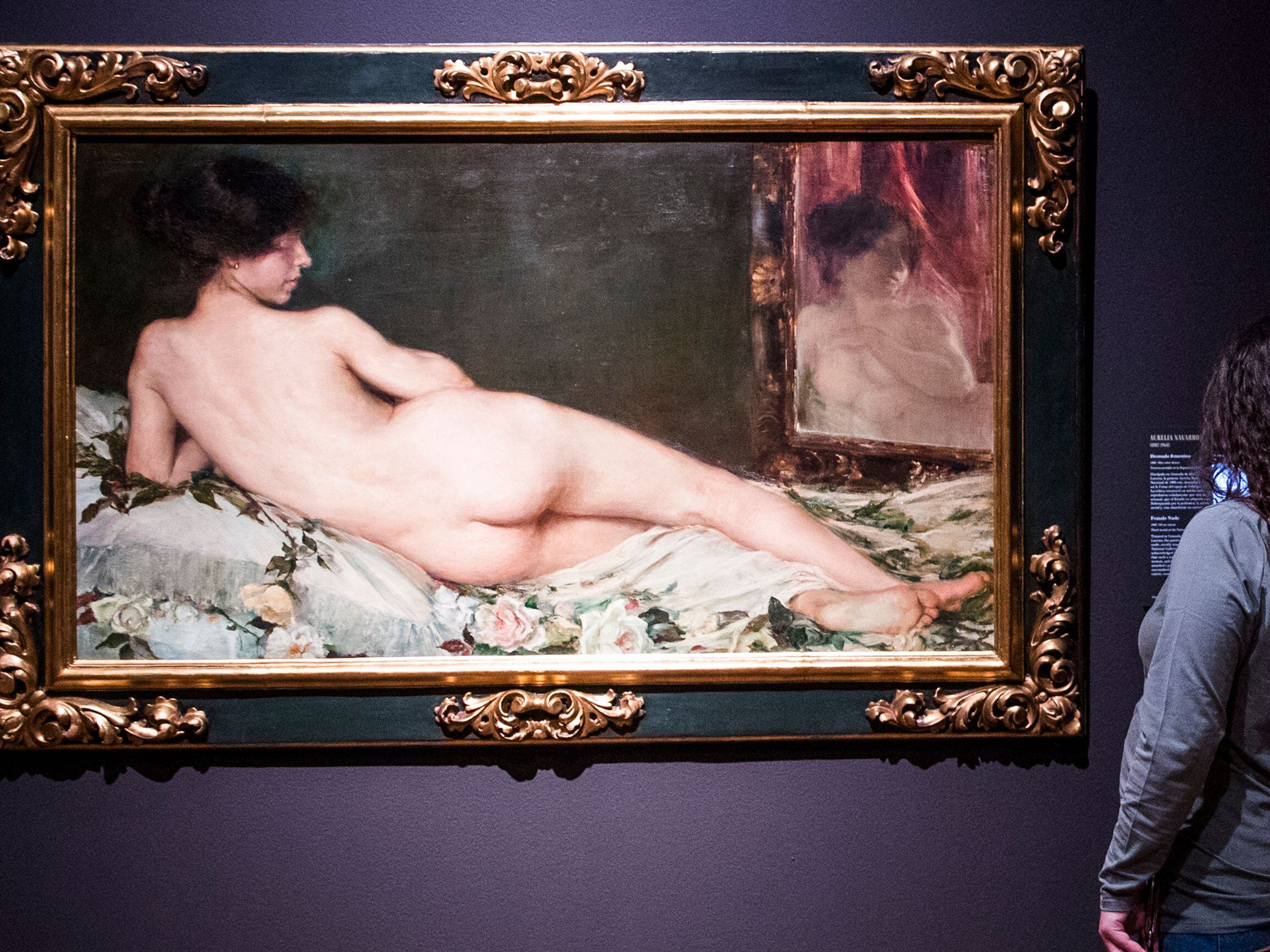 'Desnudo femenino', de Aurelia Navarro, en la exposicion 'Invitadas' del museo del Prado.