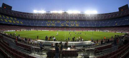 El Camp Nou. Fotografía d'arxiu, del 20 d'octubre de 2014