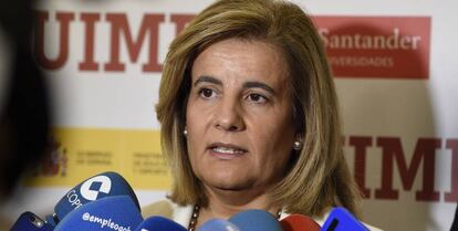 La ministra d'Ocupació i Seguretat Social en funcions, Fátima Báñez.