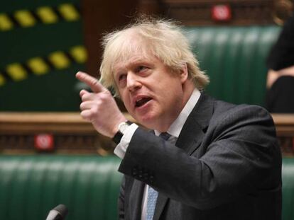 El primer ministro británico, Boris Johnson. 