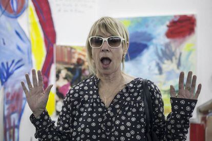 Kim Gordon, en Material Art Fair, en Ciudad de México