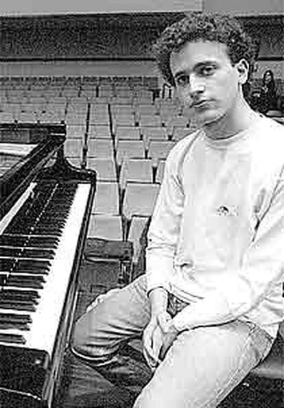 El pianista Jonathan Gilad, el sábado en San Sebastián.