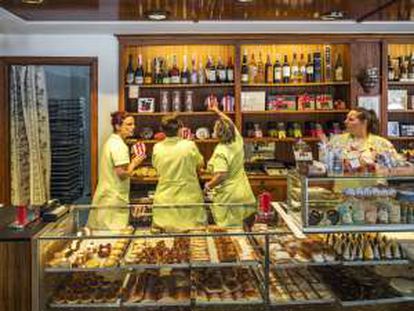 La pastelería Zuricalday, en Las Arenas (Getxo).