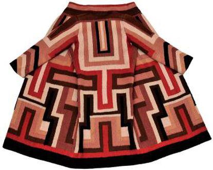 Abrigo diseñado por Sonia Delaunay.