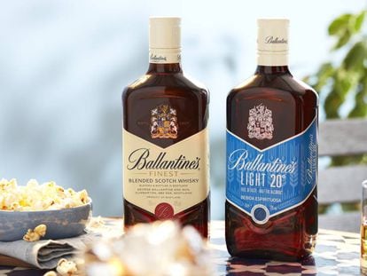 Llegan los whiskys y ginebras 'light': Pernod Ricard lanza en España una oferta con la mitad de graduación